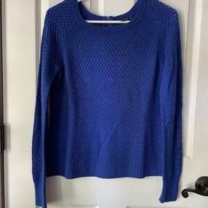 American Eagle Electric Blue Knit Sweater